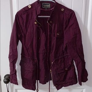 Women’s maroon jacket